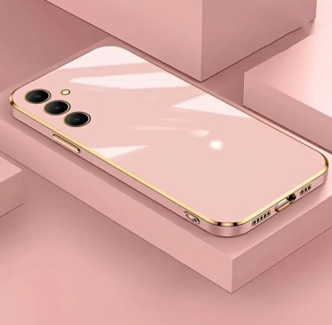 Чехол SherWay для Samsung Galaxy A34 розово-золотой