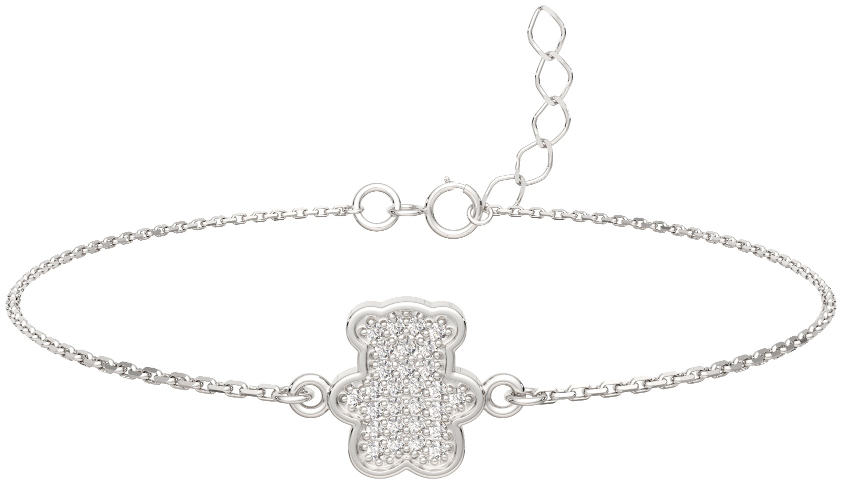 Lucente Silver ZO-06401785.ZZ_18 длина 18 см, вес 1.32 г серебро, плетение фантазийное