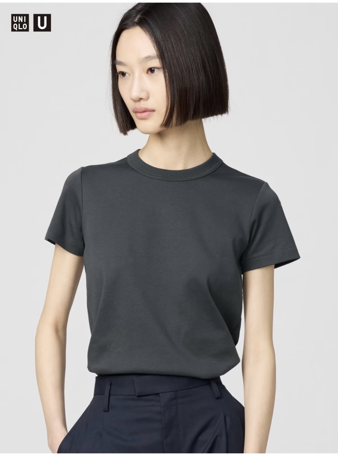 Футболка Uniqlo графит