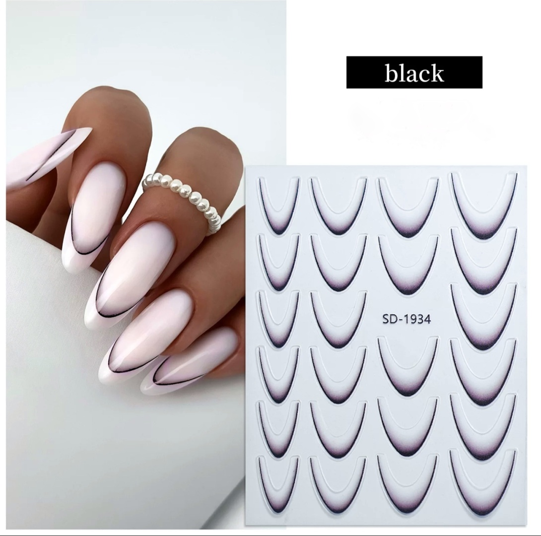 NailShop.kz наклейки Френч SD-1934 1 шт