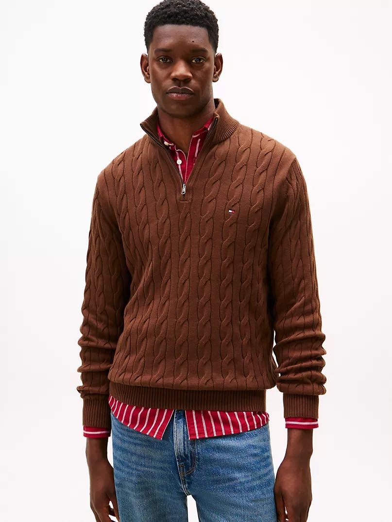 Свитер Tommy Hilfiger коричневый