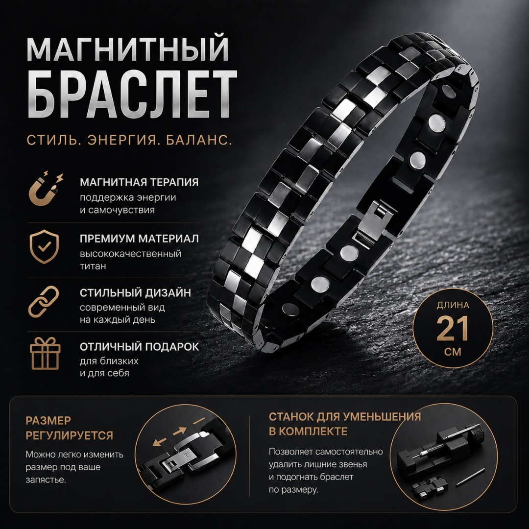 KOREAN SILVER длина 21 см титан, магнезит