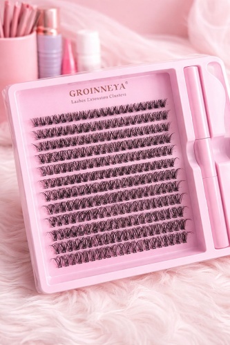 Groinneya пучковые D 0.10 мм черный mix 8-15 мм