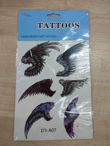 Переводное тату TATTOO 1 шт Лист28*16