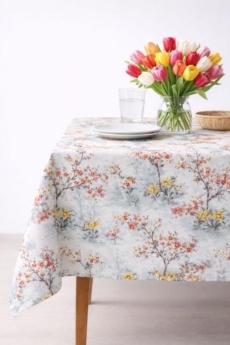 Скатерть Bike.textile 130x130 см, дак, 1 шт