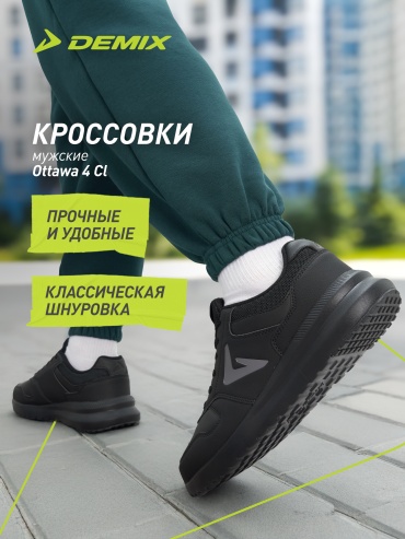 Кроссовки Demix черный