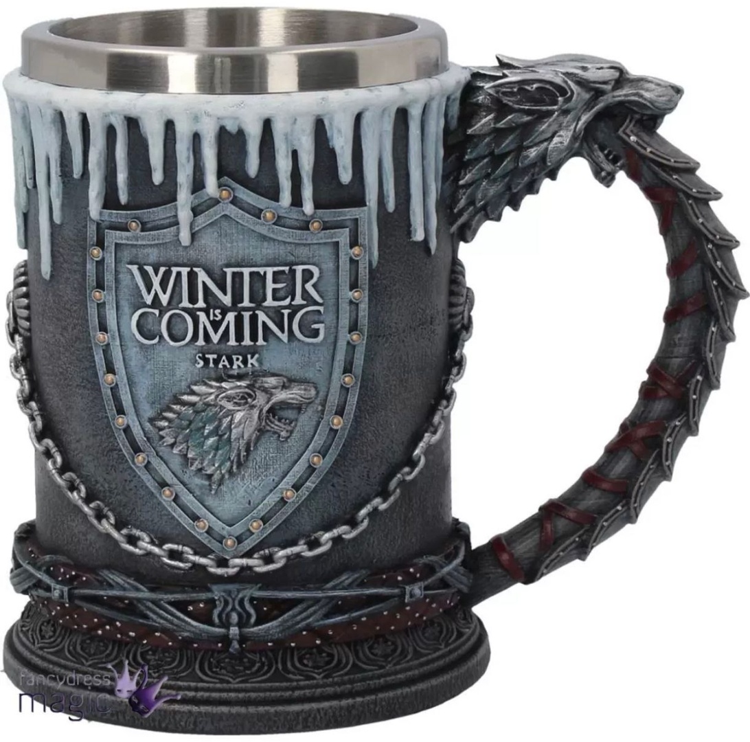 Кружка Winter is coming, 500 мл, нержавеющая сталь, ABS-пластик, 1 шт.