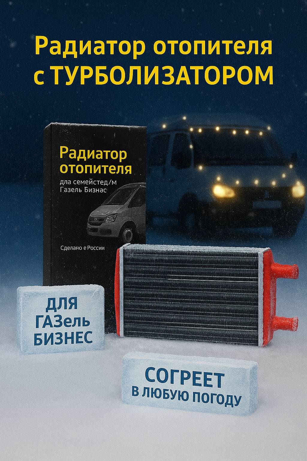 АвтоРад радиатор печки AP.2705-8101060-20