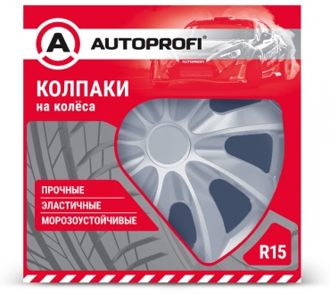 AUTOPROFI WC-2005 SILVER (15) 2005 PP колпак 15 серебристый 4 шт для легкового автомобиля