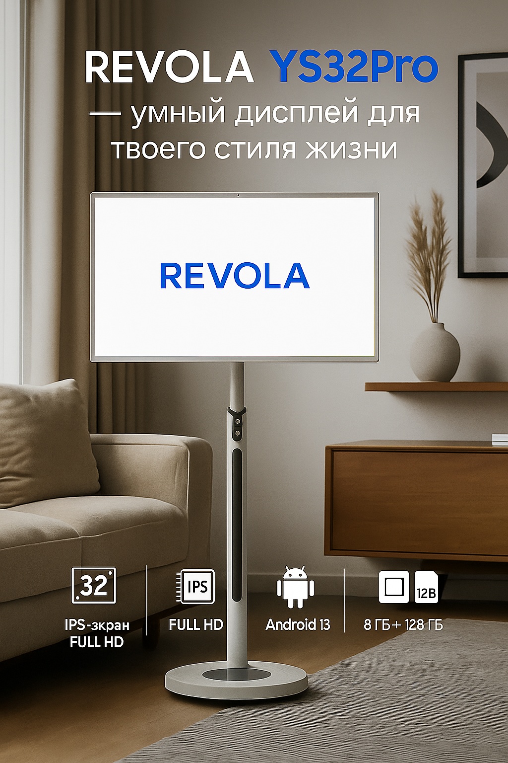 Интерактивная панель REVOLA YS32Pro 32 дюйм