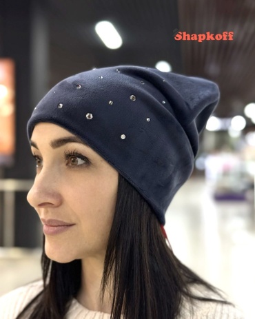 Шапка Shapkoff размер 56, 57, 58, синий