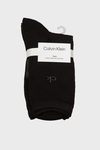Носки Calvin Klein 4 пары черный One Size