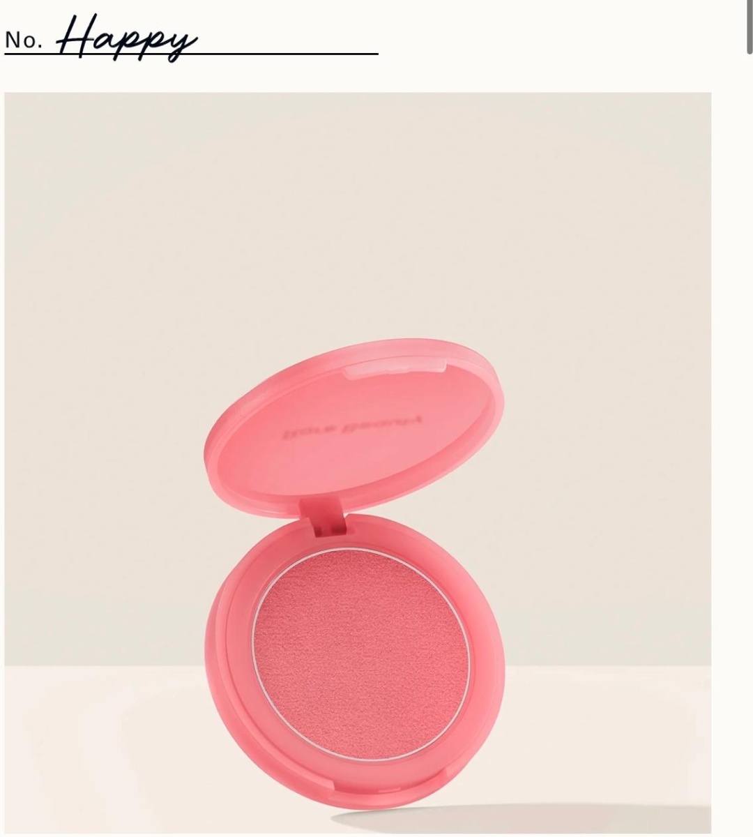 Rare Beauty Soft Pinch Matte Bouncy Blush румяна Happy