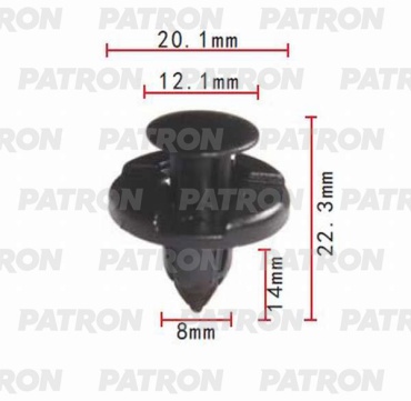 PATRON клипсы P37-0002