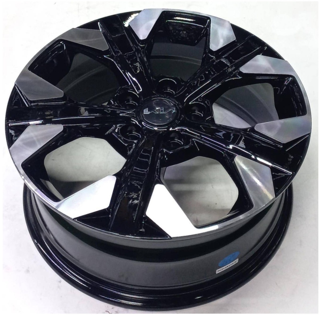 RS 1167 7x17/5x114.3 D67.1 ET45 4 диска черный, серебристый