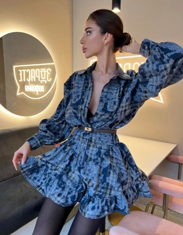 Костюм повседневный STYLE GLAMOUR синий