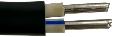 Камкабель кабель АВВГ 2x10, 1 м