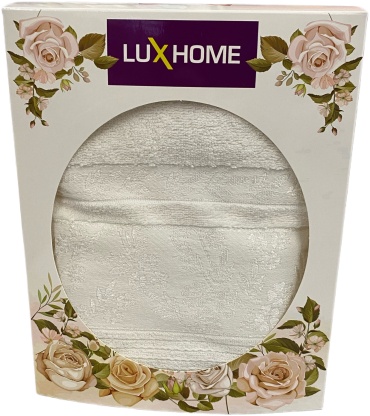 Полотенце LUX HOME 140x70 см, хлопок, 1 шт,