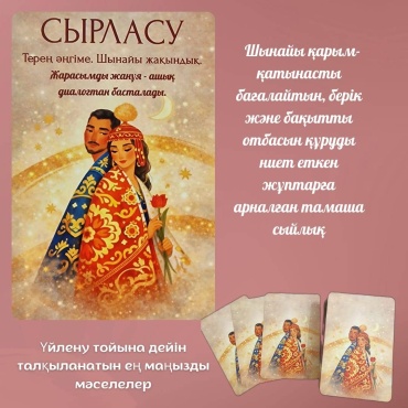 Настольная игра Сырласу - психологиялық үстел ойыны