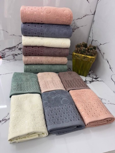 Набор полотенец Parisa Home 135x70 см, хлопок, 12 шт,