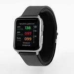 Смарт-часы Healthband Pro №5M 51 мм серебристый-черный