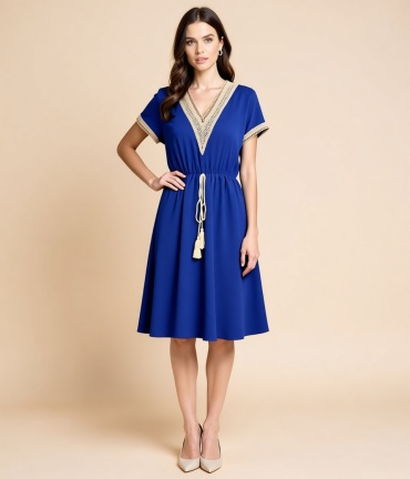 Сарафан EuroTrend синий