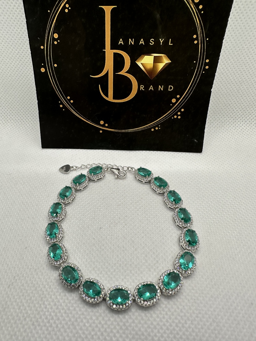 JANASYL Brand JB007 длина 20 см, вес 16 г серебро, плетение панцирное
