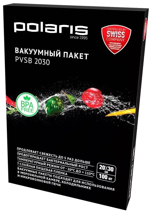 Вакуумный пакет Polaris ЦБ-00021727						 полиэстер 30 см 100 шт