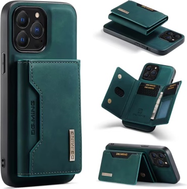 Чехол DG.MING для Apple iPhone 15 Pro зеленый