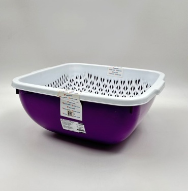 Миска-дуршлаг Ucsan plastik Дуршлаг 6 л Ucsan M-091 28.5 см пластик, 6 л 1 шт