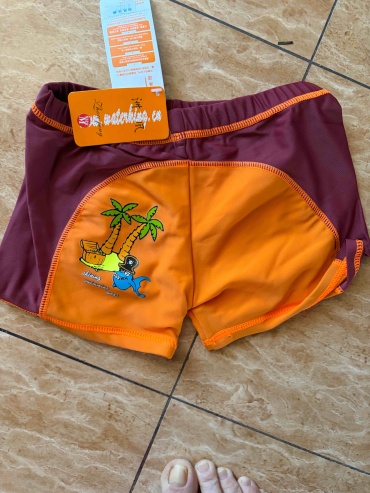 Плавки SPORT бордовый, оранжевый