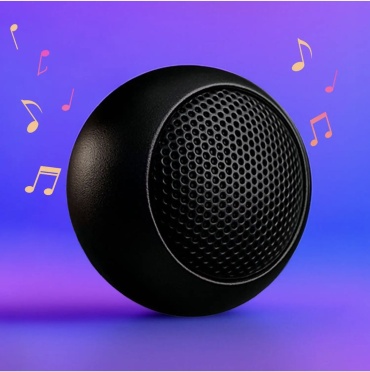 Портативная колонка FLARX Round Mini черный