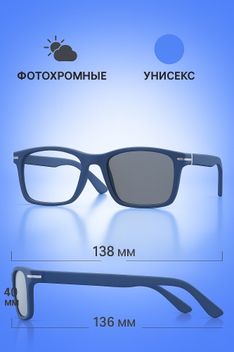 FEDROV корригирующие Готовые очки с фотохромом Shop синий +4
