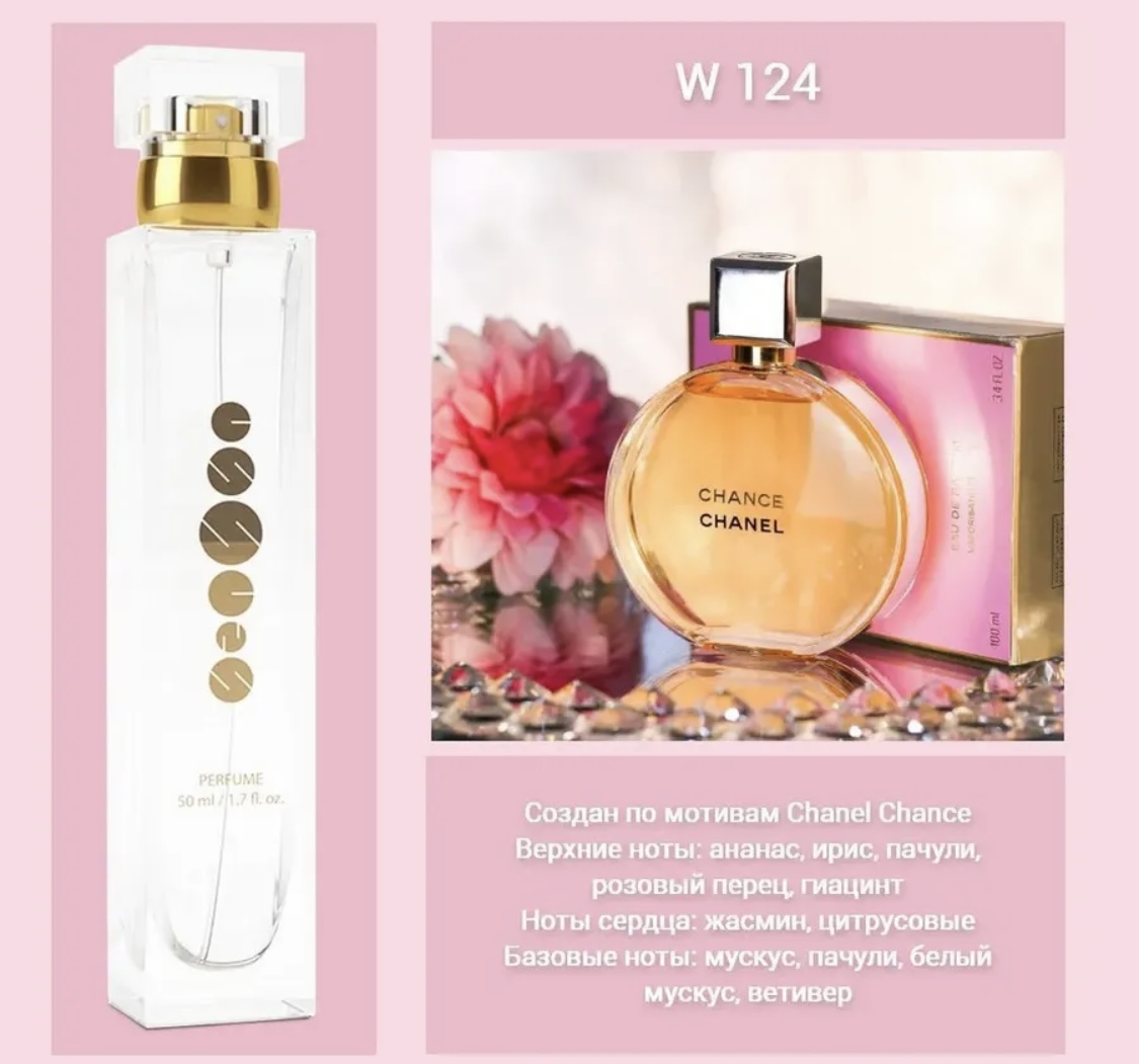 ESSENS w124 духи PARFUM 50 мл, для женщин