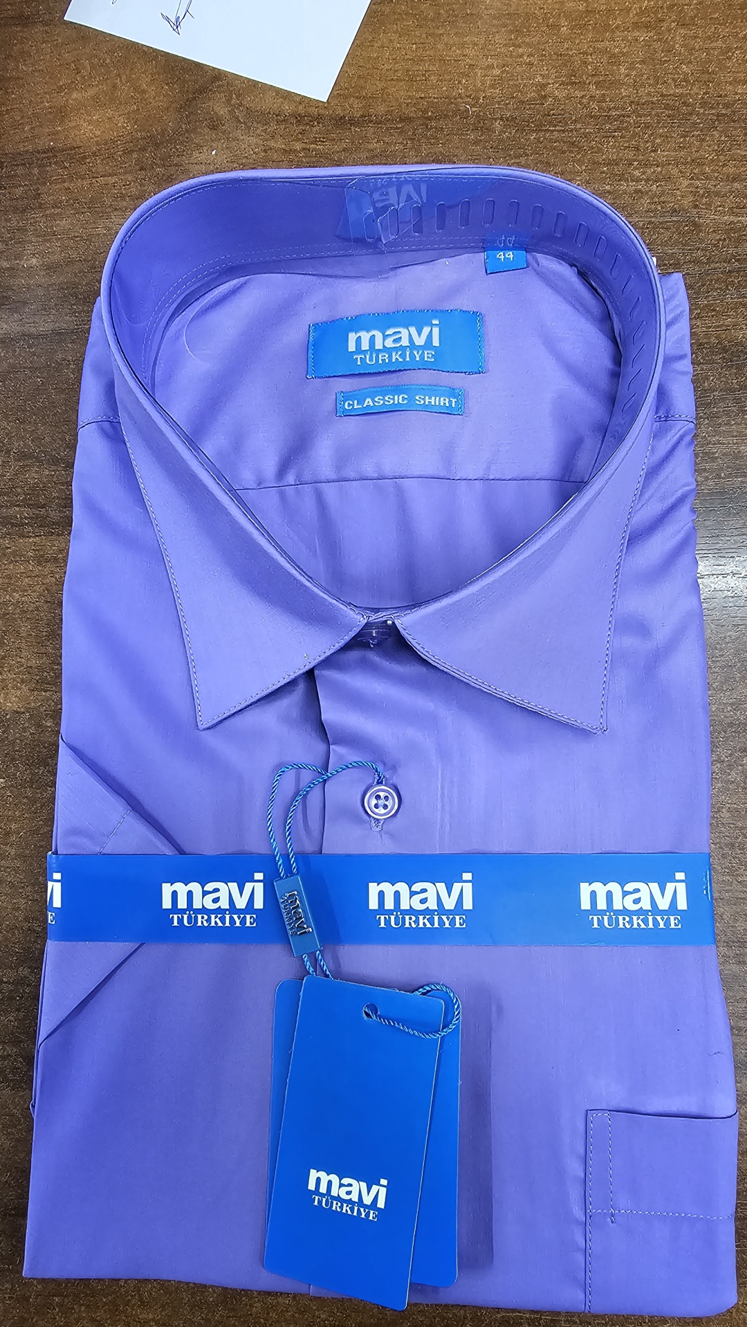 Рубашка прямая MAVI фиолетовый