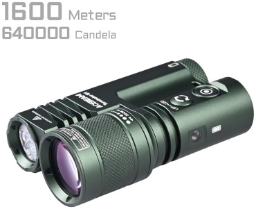 Фонарь Acebeam Terminator M1 OD Green 700/3500лм (1600м) 6500K LED ручной зеленый
