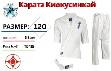 Karate кимоно для карате белый 122
