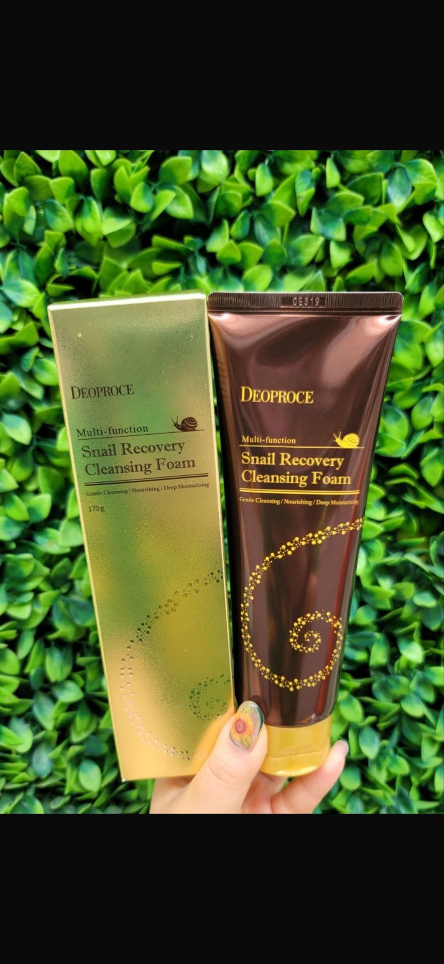 Deoproce Snail Recovery пенка 170 г