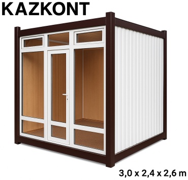 Kazkont модульный блок-контейнер 300x240x260 см