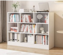 Стеллаж напольный , 120x23x105 см, белый