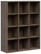 Стеллаж напольный Euromebel НЕПО 00066375, 114x38.5x146.5 см, коричневый