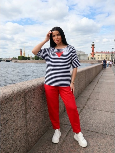 Повседневный костюм Грациолла белый