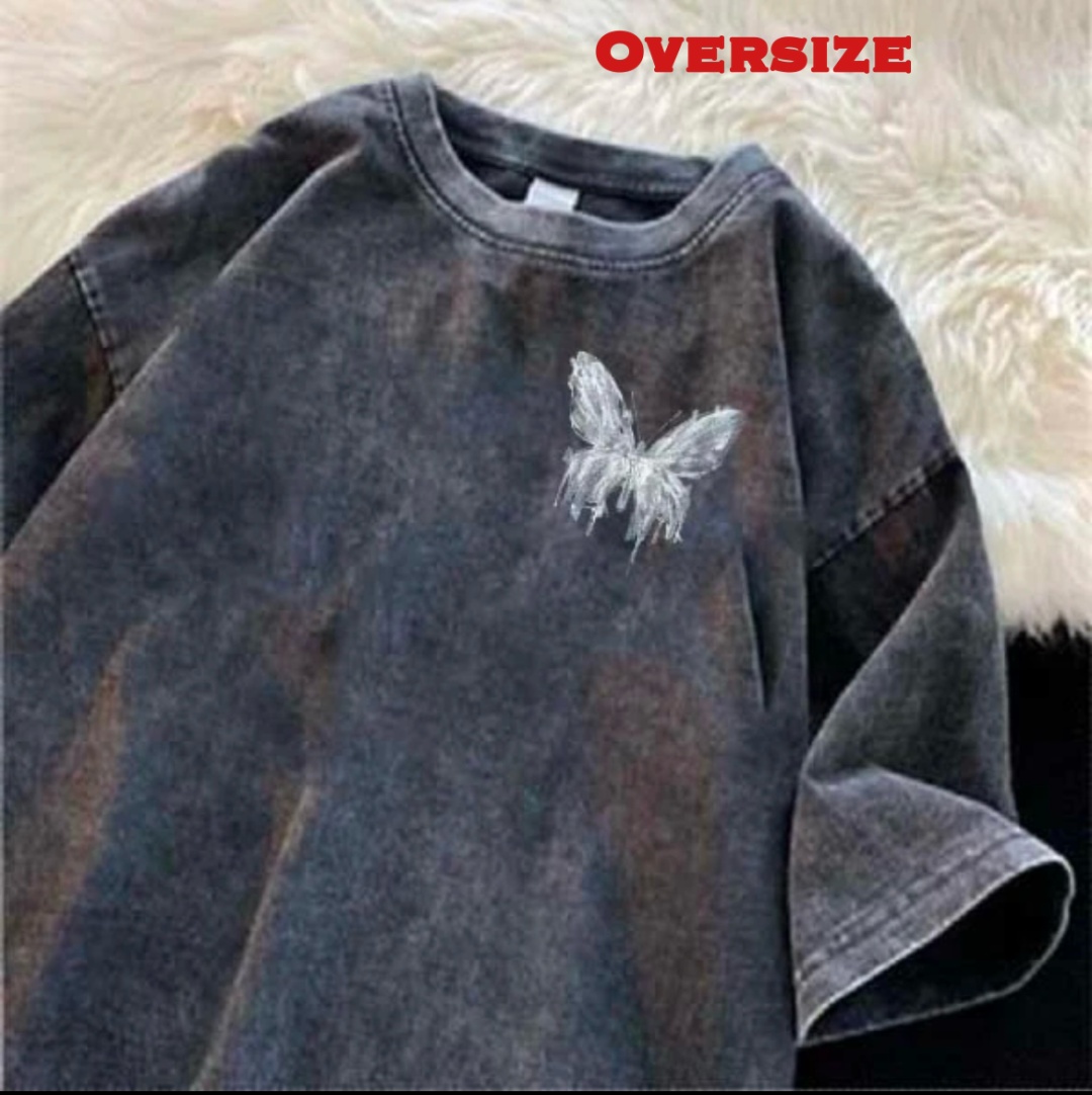Футболка BOUTIQUE Бабочка графит
