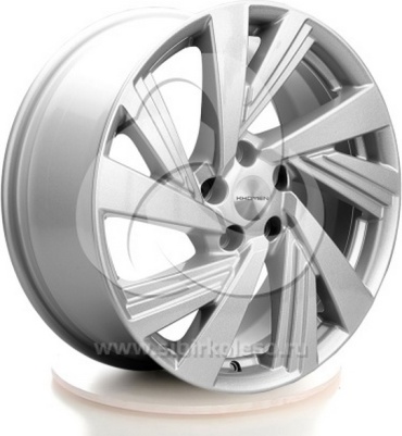 KHOMEN 1801 F-SILVER 101403 67.1 7.5x18/5x114.3 D67.1 ET45 4 диска черный, серебристый, графит