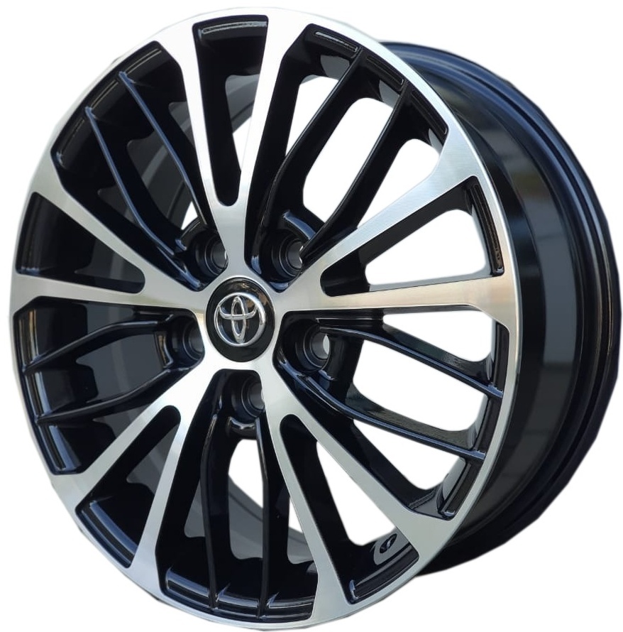 Bk5311camrytoyota 8x18/5x114.3 D60.1 ET45 4 диска черный, серебристый