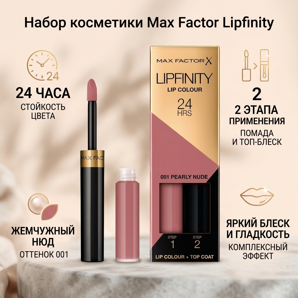 Max Factor Lipfinity Lip Colour набор декоративной косметики для женщин