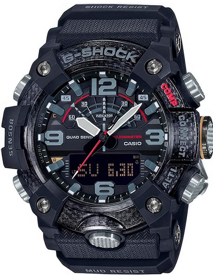 Кварцевые CASIO ChRChR-B800-8ADR карбон