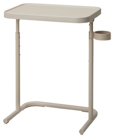 Столик для ноутбука IKEA металл 35x46x65 см