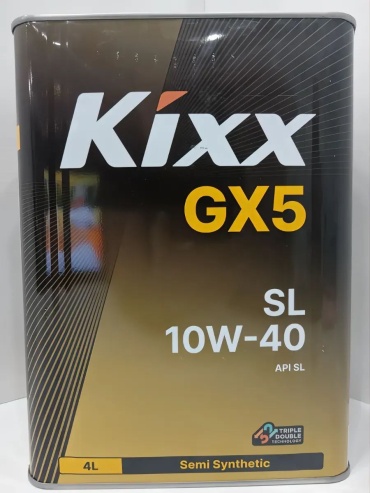 Полусинтетическое Kixx GX5 10W-40 4 л