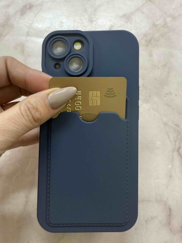 Чехол для Apple iPhone 15 темно-синий